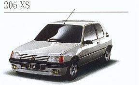 peugeot 205 XS